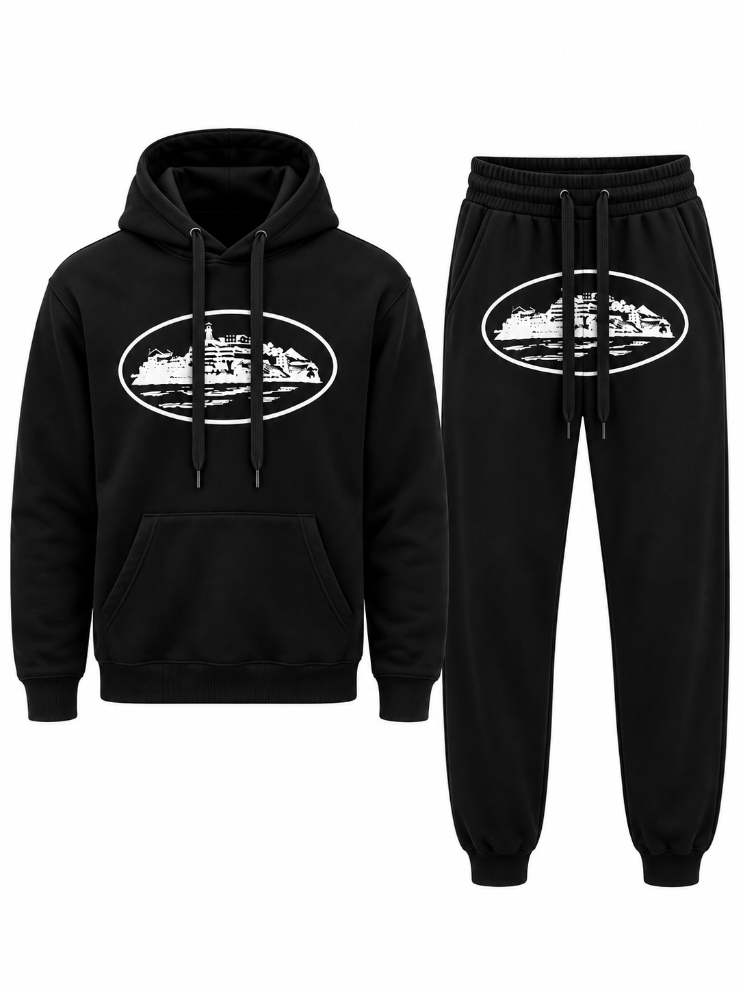 Corteiz - Black - Traksuit - Fleece - Hoodie - Image 2