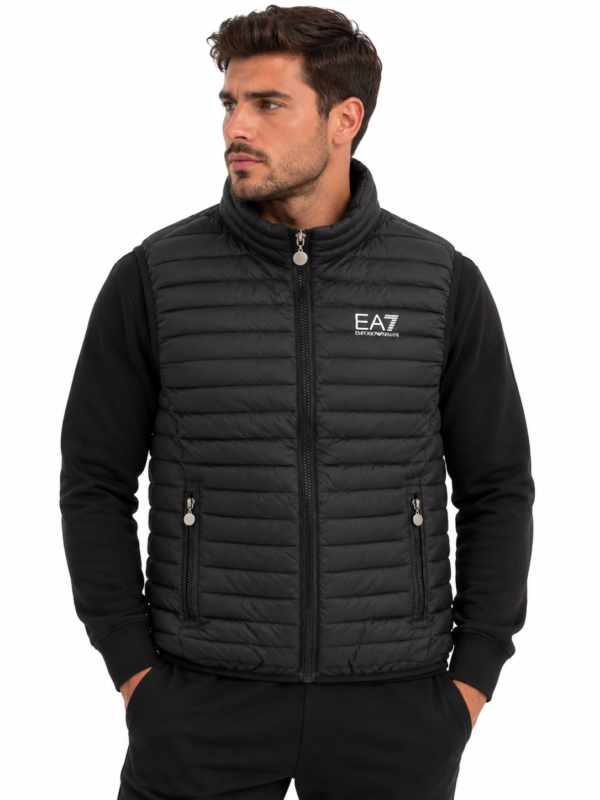 EA7 - Black.G - Vest - Κεντημένο/Ανάγλυφο