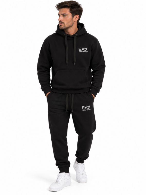 EA7 - Black - Traksuit - Fleece - Hoodie