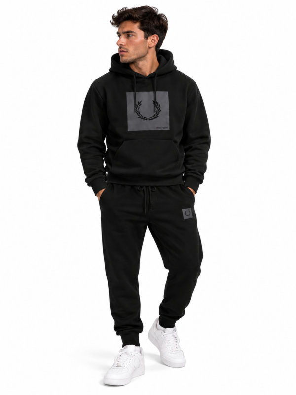 Fred Perry - Black - Traksuit - Fleece - Hoodie