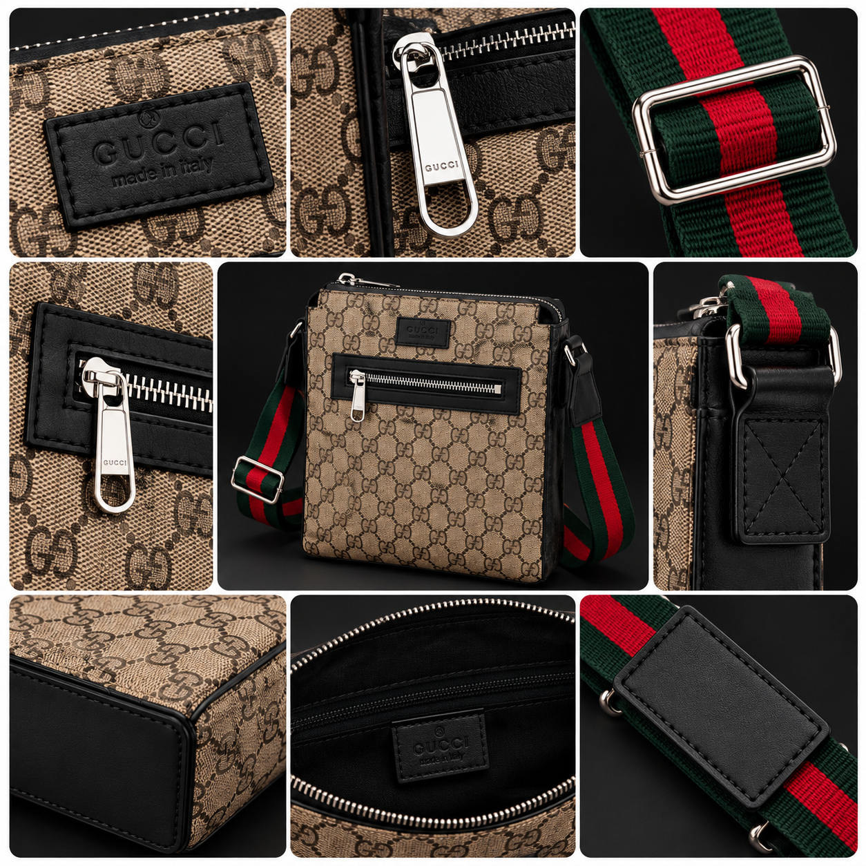 Gucci - Καφέ - Τσαντάκι - Δερμάτινο - Image 2