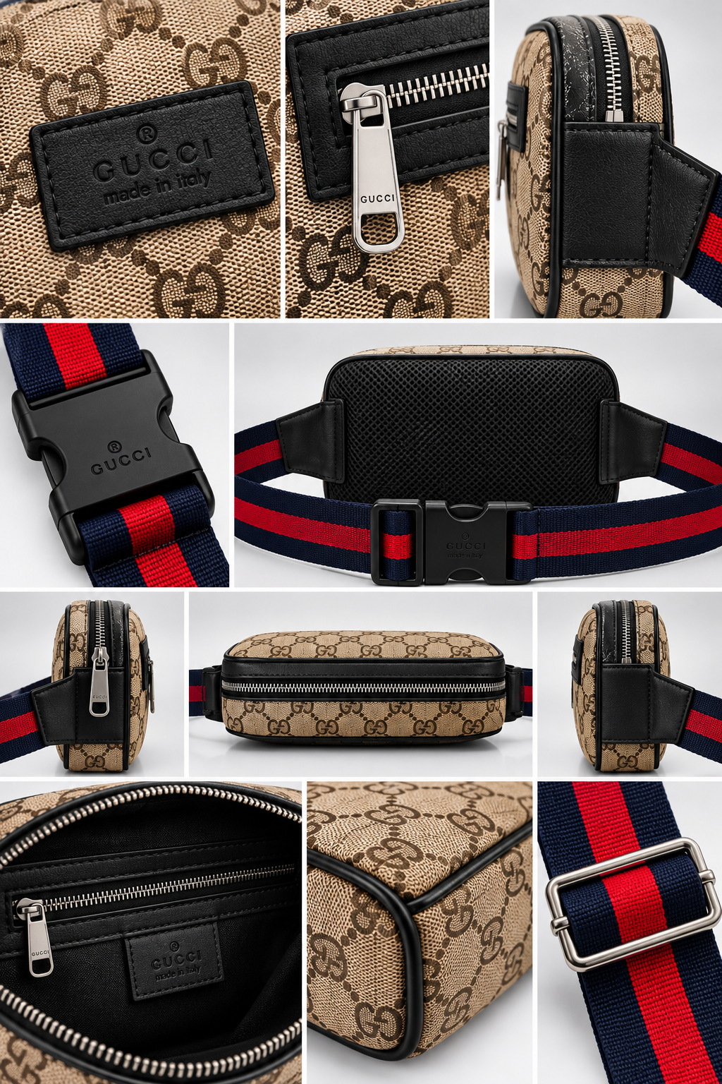 Gucci - Καφέ - Τσαντάκι Μέσης - Δερμάτινο - Image 2