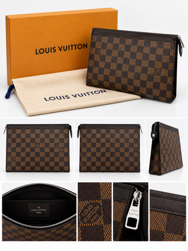 LV - Damier - HandBag - Δερμάτινο