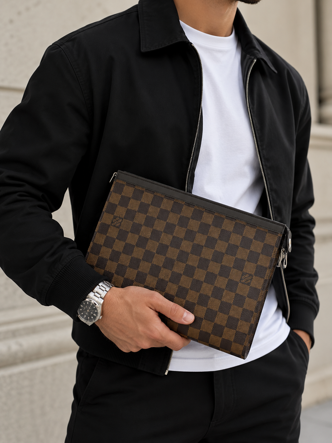 LV - Damier - HandBag - Δερμάτινο - Image 2